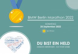 Urkunde Berlinmarathon 2022